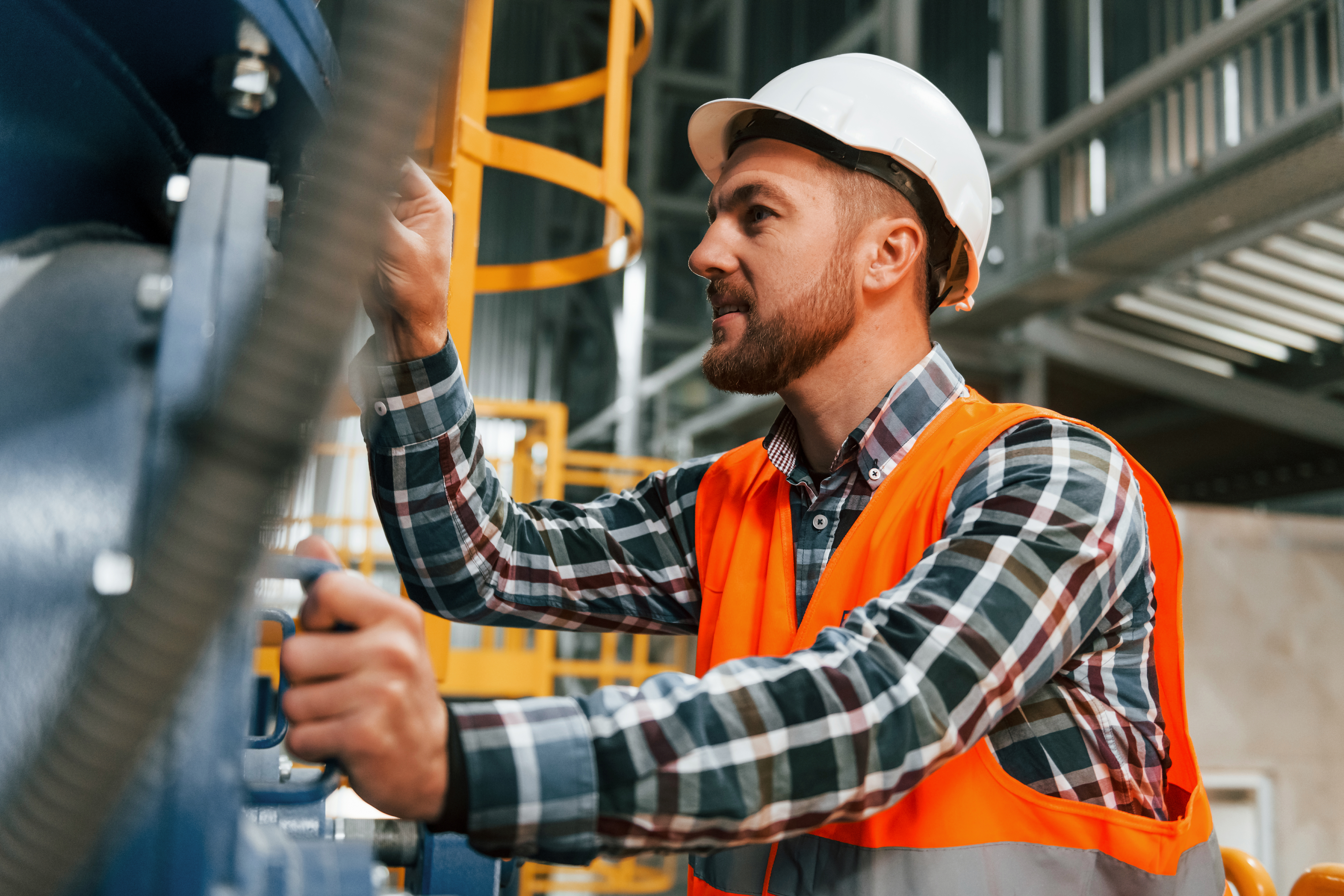 Professional Construction Worker In Uniform Is In 2026 03 24 04 47 10 Utc